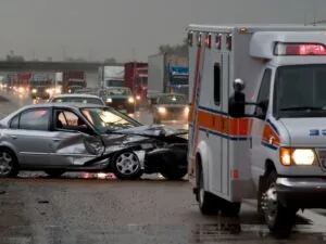 Car accident on a Charleston, WV road - Campbell & Smith, PLLC auto accident attorneys